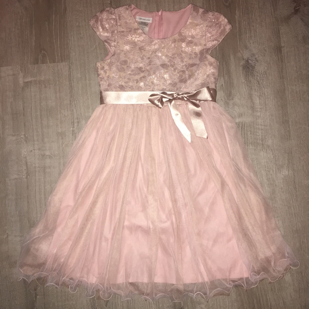 Girls Blush Dress Bonnie Jean